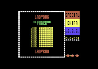 Lady Bug Commodore 64 screenshot