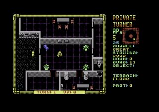 Laser Squad Commodore 64 screenshot