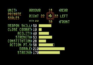 Laser Squad Commodore 64 screenshot