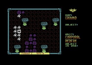 Laser Squad Commodore 64 screenshot
