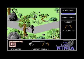 The Last Ninja Commodore 64 screenshot
