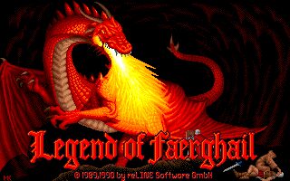 Legend of Faerghail Amiga screenshot