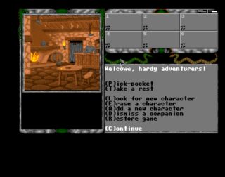 Legend of Faerghail Amiga screenshot