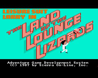Leisure Suit Larry in the Land of the Lounge Lizards Amiga screenshot