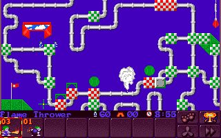 Play SNES Lemmings 2 - The Tribes (USA) Online in your browser 