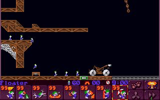 Lemmings 2: The Tribes Amiga screenshot