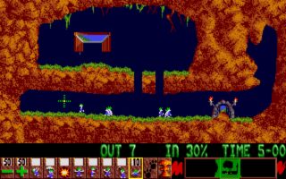 Lemmings Amiga screenshot