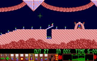 Lemmings Amiga screenshot