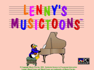 Lenny's Music Toons Windows 3.x screenshot