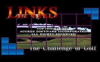 Links: The Challenge of Golf - DOS