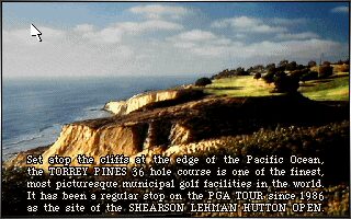 Links: The Challenge of Golf DOS screenshot