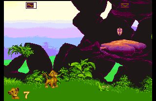 The Lion King Amiga screenshot