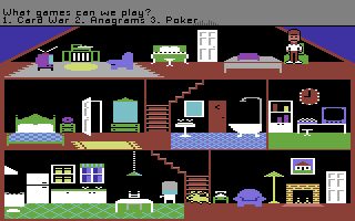 Little Computer People Commodore 64 screenshot