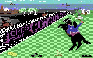 Lords of Conquest Commodore 64 screenshot