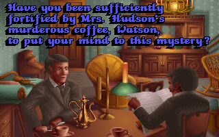 The Lost Files of Sherlock Holmes DOS screenshot