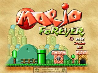 Mario Forever Windows screenshot