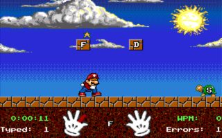 Mario Teaches Typing DOS screenshot