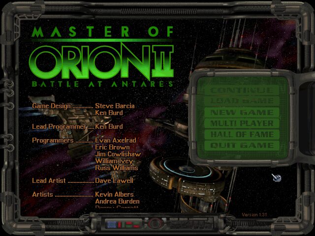 Master of Orion II: Battle at Antares - DOS