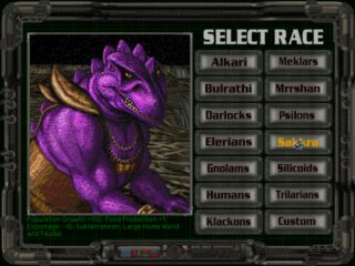 Master of Orion II: Battle at Antares DOS screenshot