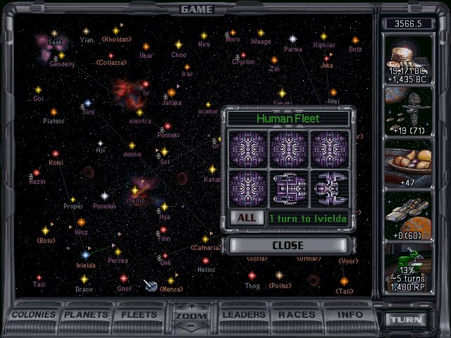 Master of Orion II: Battle at Antares - DOS