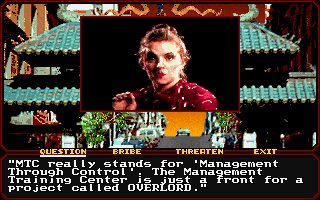 Mean Streets DOS screenshot