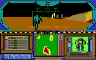 MechWarrior DOS screenshot