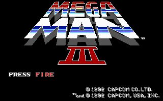 Mega Man 3: The Robots are Revolting DOS screenshot