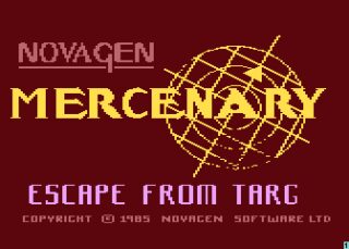 Mercenary Atari 8-bit screenshot