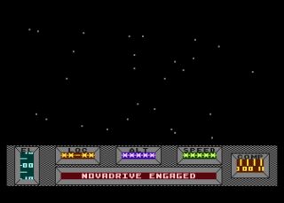 Mercenary Atari 8-bit screenshot
