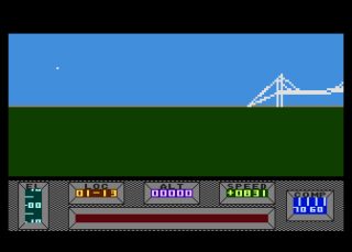 Mercenary Atari 8-bit screenshot