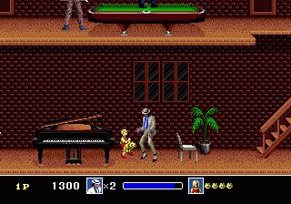 Michael Jackson's Moonwalker Genesis screenshot
