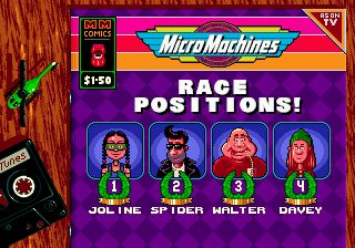 Micro Machines: Turbo Tournament 96 - Genesis