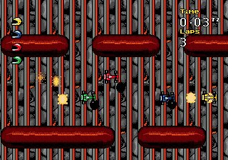 Micro Machines: Turbo Tournament 96 - Genesis