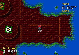 Micro Machines: Turbo Tournament 96 Genesis screenshot