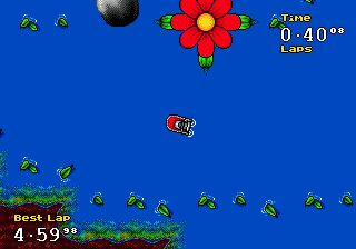 Micro Machines: Turbo Tournament 96 Genesis screenshot