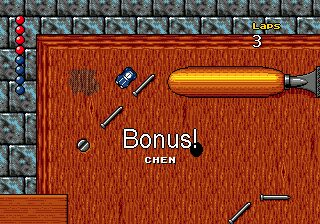 Micro Machines: Turbo Tournament 96 Genesis screenshot