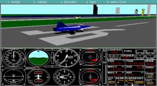 Flight Simulator 4 DOS screenshot