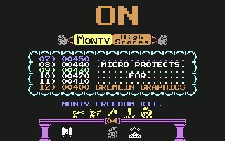 Monty on the Run - Commodore 64