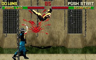 Mortal Kombat II DOS screenshot