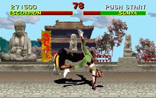 Mortal Kombat DOS screenshot