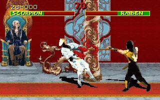 Mortal Kombat DOS screenshot