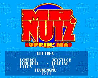 Mr. Nutz: Hoppin' Mad Amiga screenshot