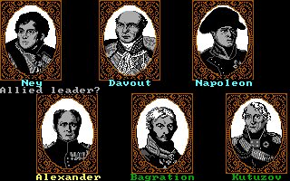 Napoleon vs. The Evil Monarchies: Austerlitz 1805 DOS screenshot