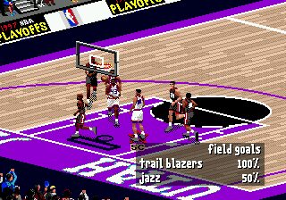NBA Live 97 Genesis screenshot