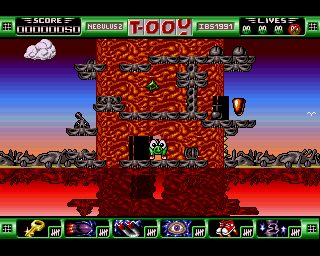 Nebulus 2: Pogo a gogo Amiga screenshot