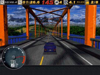 The Need for Speed DOS screenshot