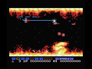 Nemesis 2 MSX screenshot