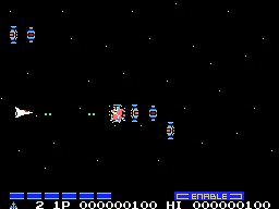 Nemesis 2 MSX screenshot