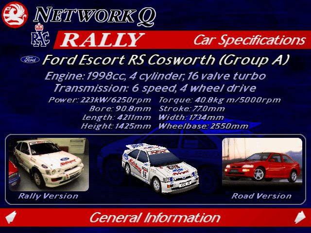 Network Q RAC Rally Championship - DOS