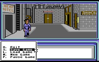 Neuromancer Commodore 64 screenshot